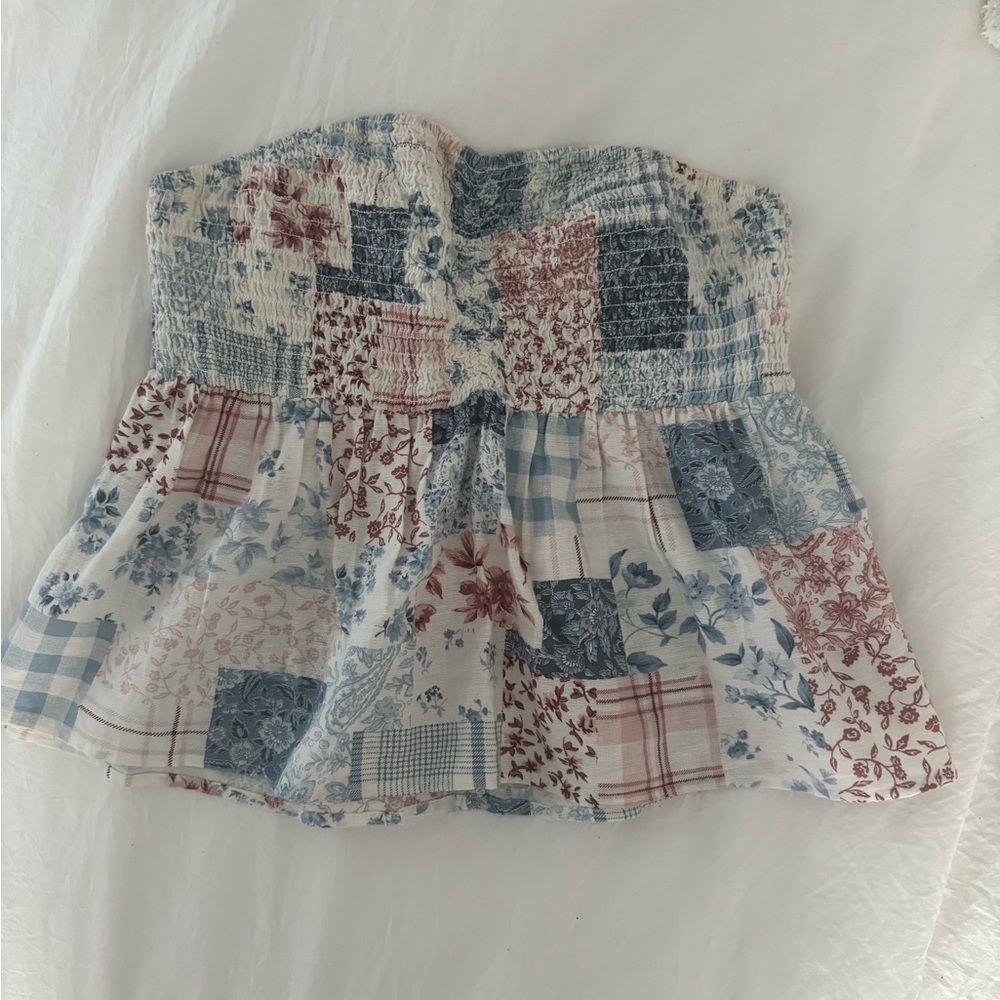 american eagle strapless top